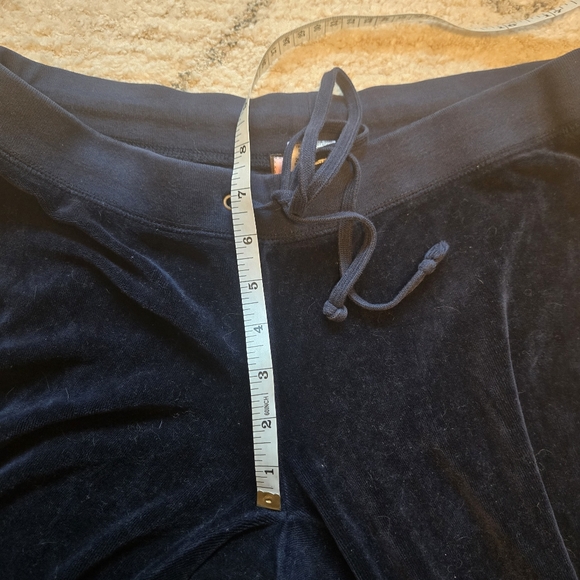 Juicy Couture Navy blue velour track pants size small vintage - Picture 10 of 10